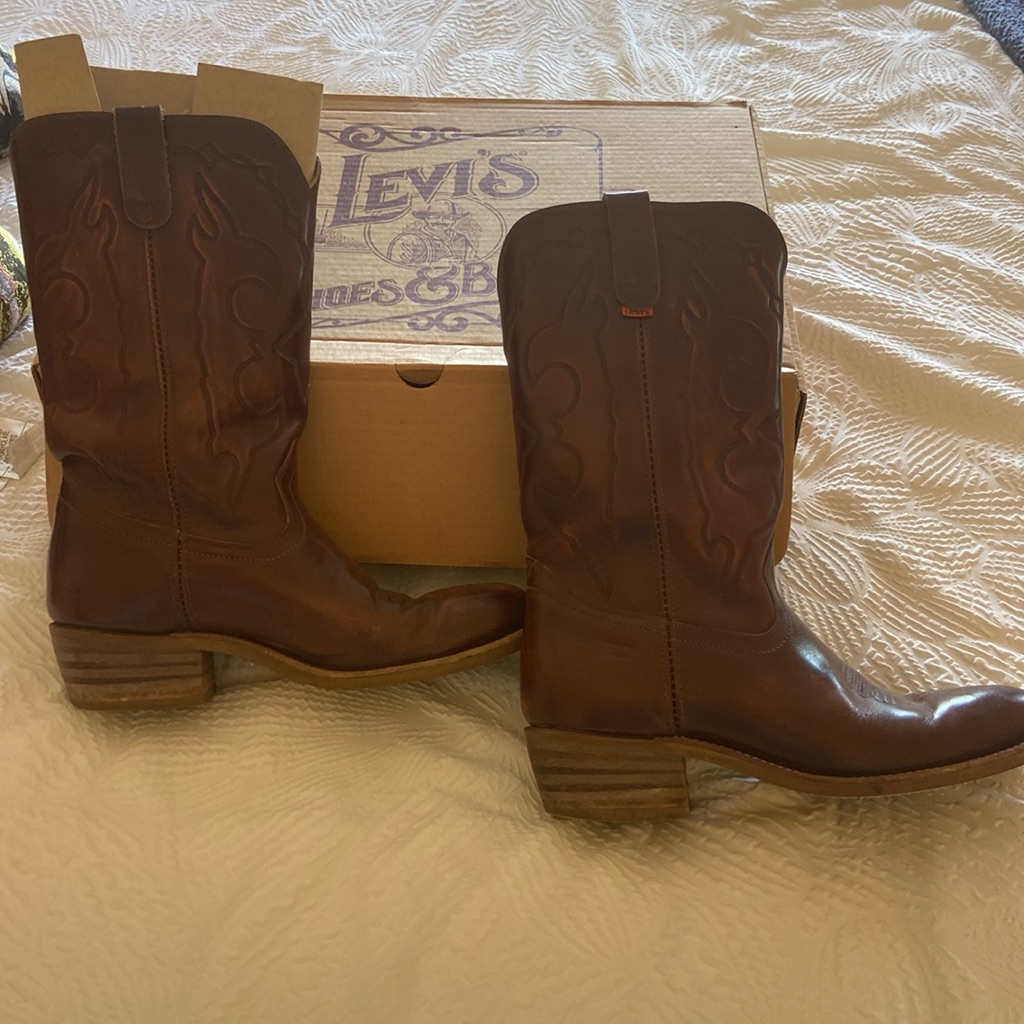Levi's Dark Brown Leather Boots